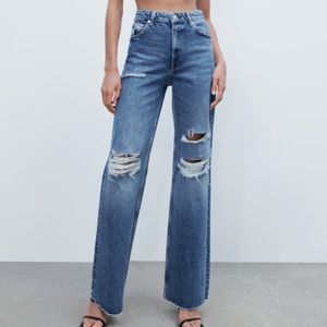 ZARA Wide Leg Jeans Size 28 (US 6)
